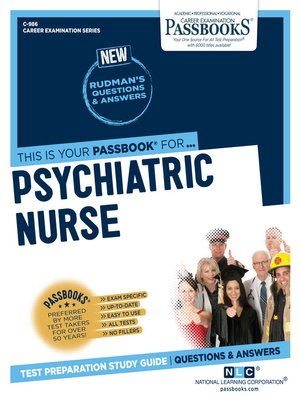 cover image of Psychiatric Nurse